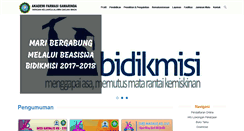 Desktop Screenshot of akfarsam.ac.id